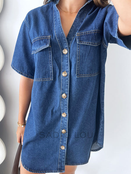by frankie denim dress Frankie Denim Dress