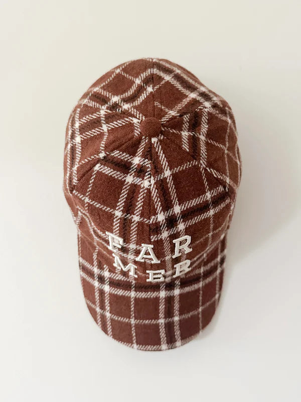 Far Mer- Choc Plaid Cap