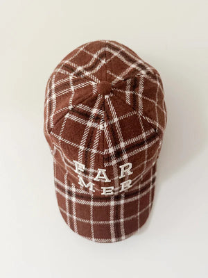 Far Mer- Choc Plaid Cap
