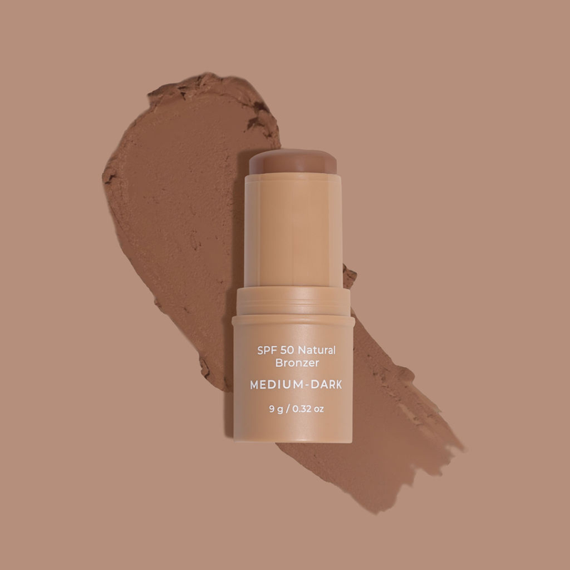 SPF 50 Natural Bronzer - Medium-Dark