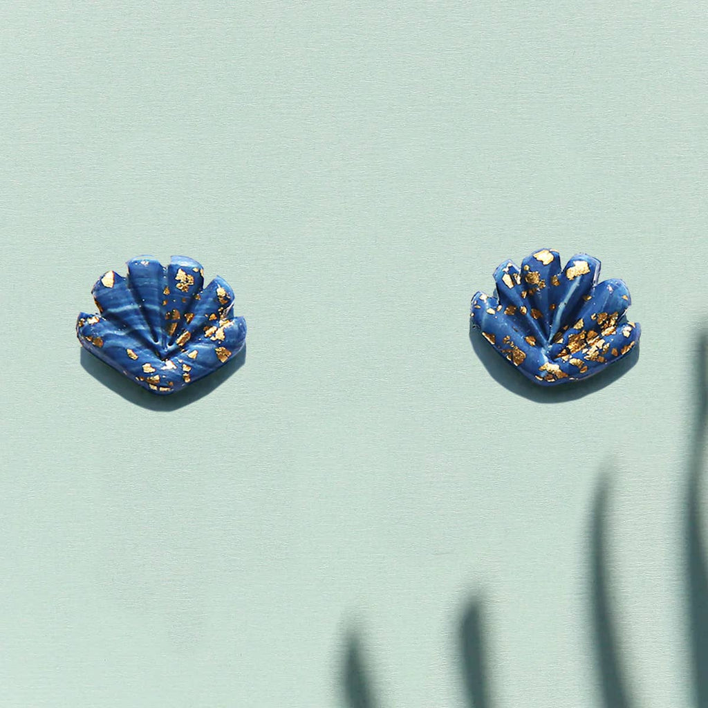 Kingston Jewellery / Blue Shell Studs