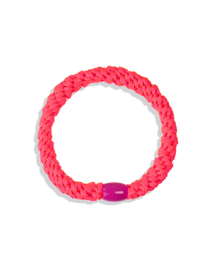 Kkneeki / Hair Tie - Yellow / Neon Pink