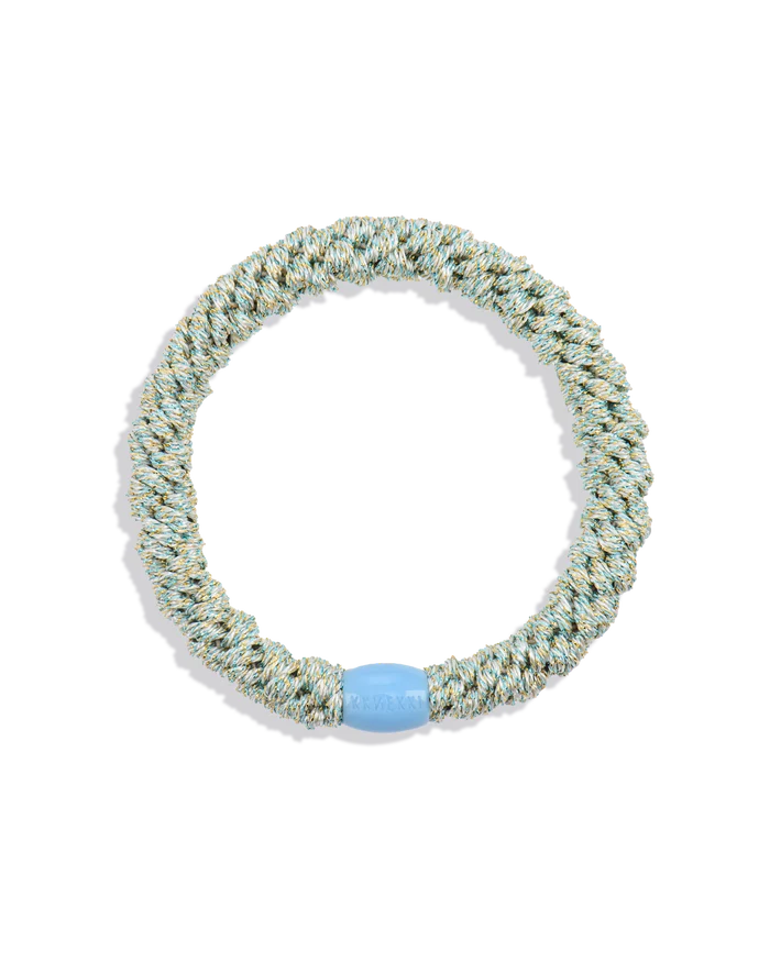 Kkneeki / Hair Tie - Sparkle Blue Glitter