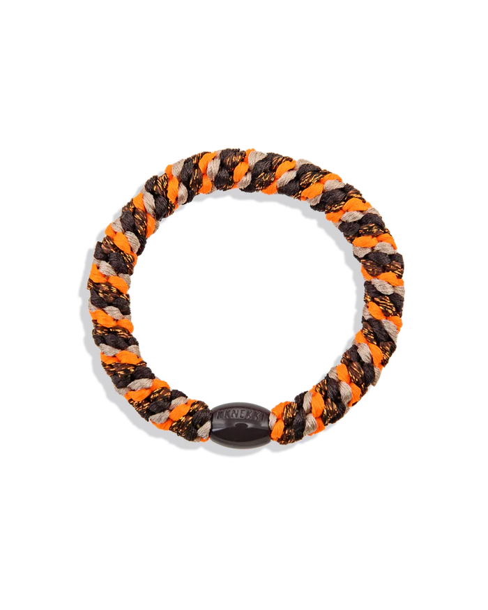 Kkneeki / Hair Tie - Mix Brown/Neon Orange