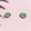 Kingston Jewellery / Green Shell Studs
