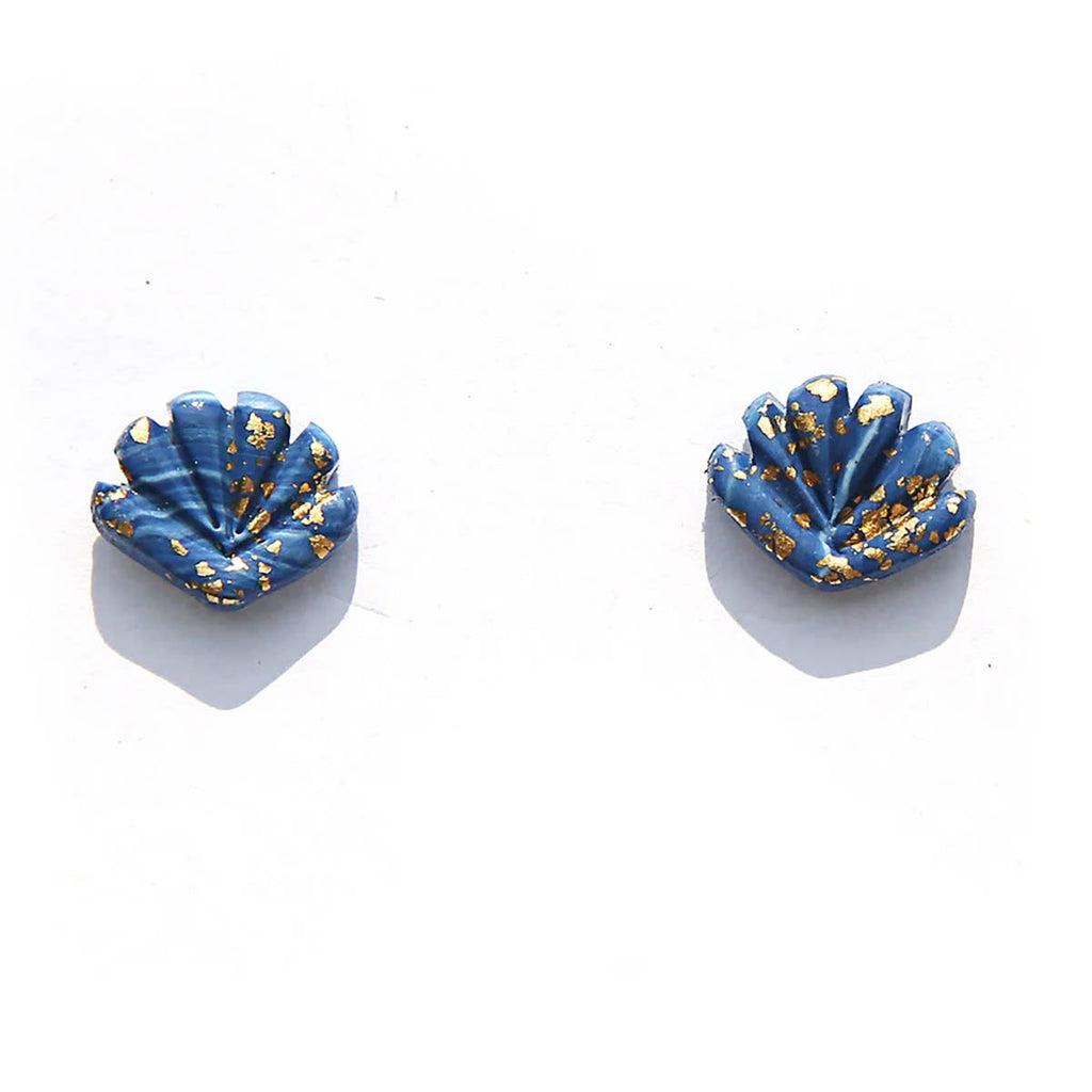 Kingston Jewellery / Blue Shell Studs