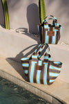 Saint-Rue Twenty Two - Shoulder Tote - Blue Crush