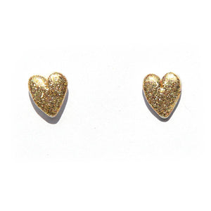 Kingston Jewellery / Gold Heart Studs