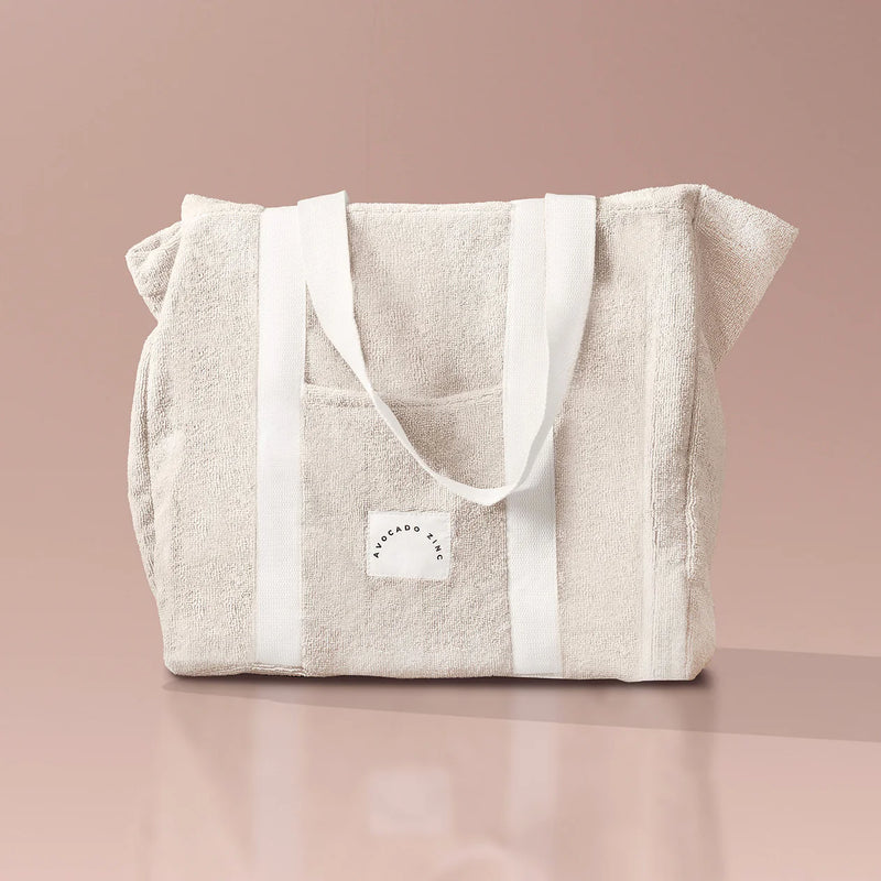 Avocado Zinc / Terry Tote Bag