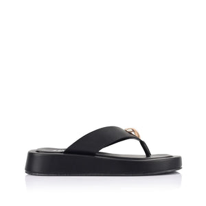 Verali / Bosley Platform Thongs - Black