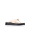 Verali / Bosley Platform Thongs - Bone White