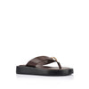 Verali / Bosley Platform Thongs - Chocolate Brown