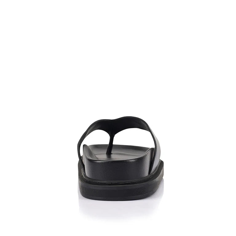 Verali / Bridget Footbed Slides - Black