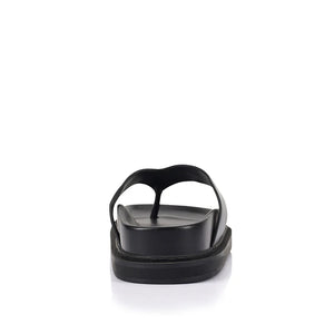 Verali / Bridget Footbed Slides - Black