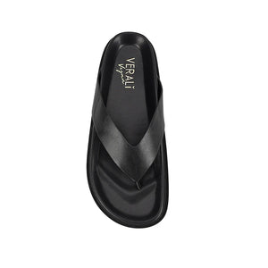 Verali / Bridget Footbed Slides - Black