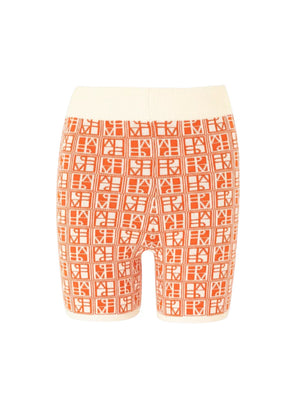 Juan & Me / Iconic Yardage Shorts - Orange