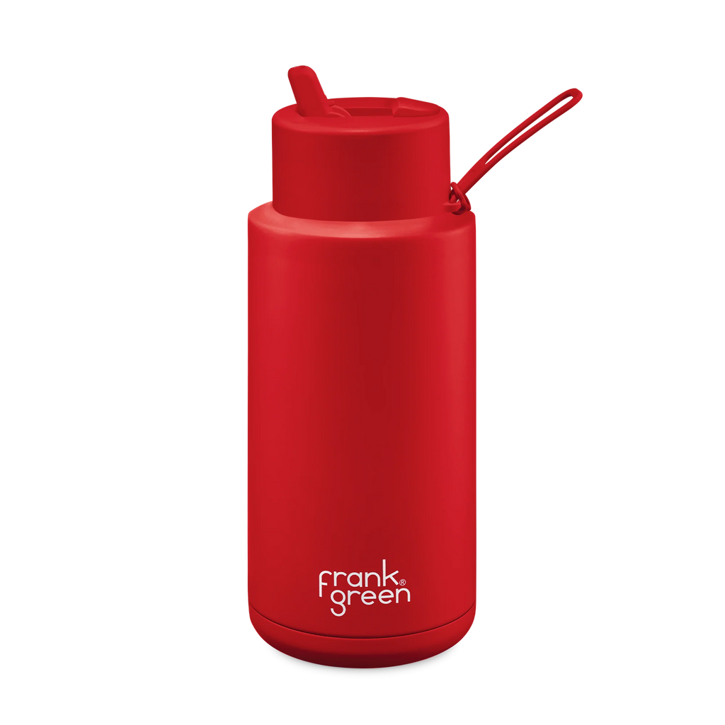 Frank Green // 34oz Reusable Bottle Atomic Red