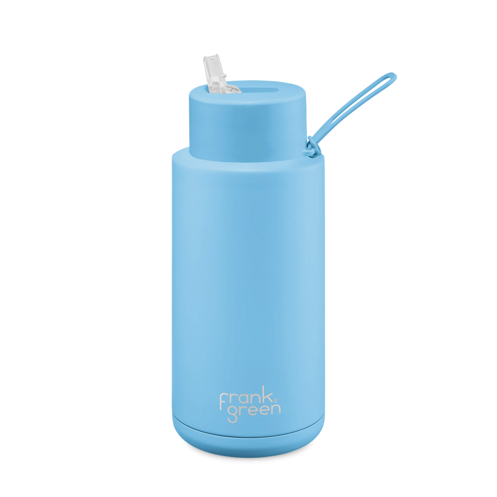 Frank Green // 34oz Reusable Bottle Skye Blue