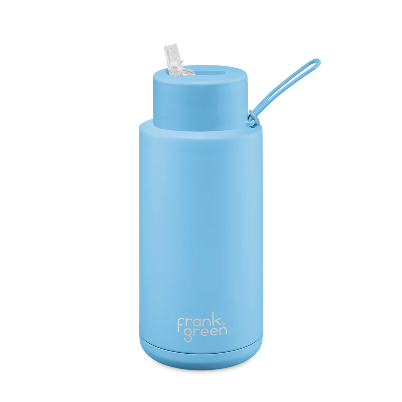 Frank Green // 34oz Reusable Bottle Skye Blue