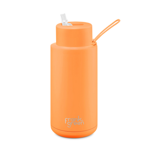 Frank Green // 34oz Reusable Bottle Neon Orange