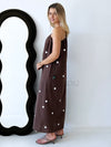 By Frankie / Aura Polka One Shoulder Dress