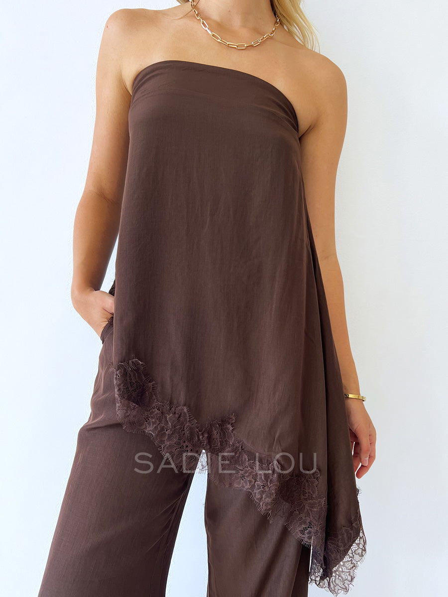 By Frankie / Lovita Lace Set - Choc