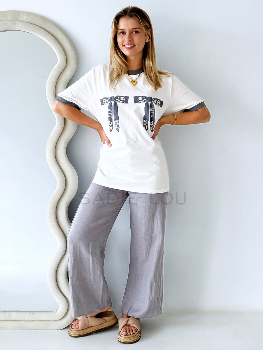 Little Lies / Jude linen pants  - Cloud