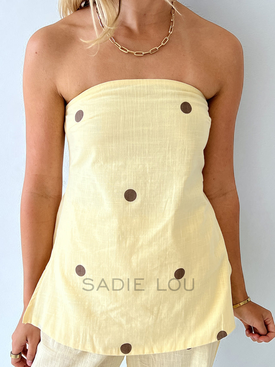 By Frankie / Penny Strapless Pant Set