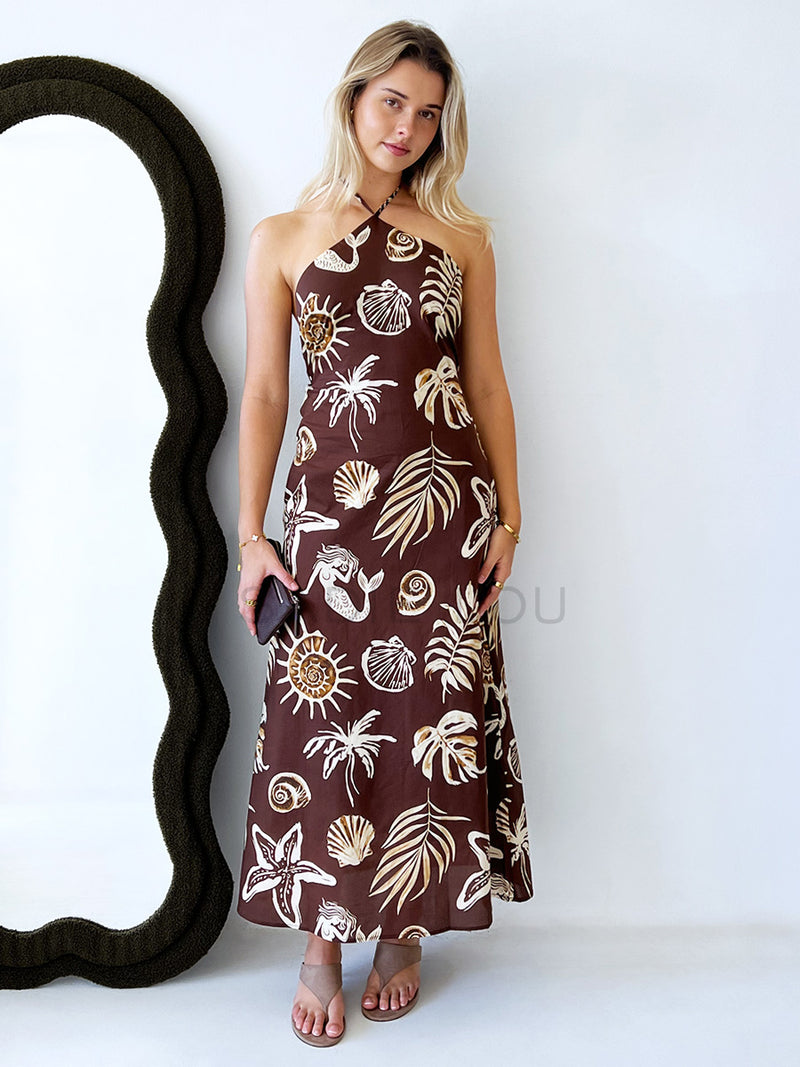 By Frankie / Kaia Halter Maxi Dress