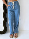 Varella Racer Pant - Light Denim