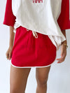 Cracker Day Club / Retro Skirt - Red