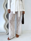 By Frankie / Milli Blazer Lace Pant Set - White