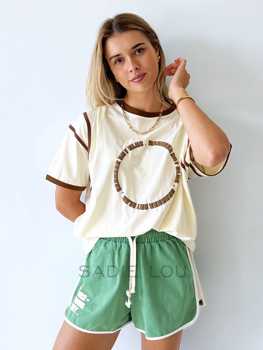 Cracker Day Club / Retro Shorts - Green