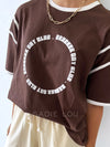 Cracker Day Club / Racer Club Tee - Chocolate