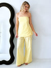 By Frankie / Lottie Tube Pant Set - Yellow
