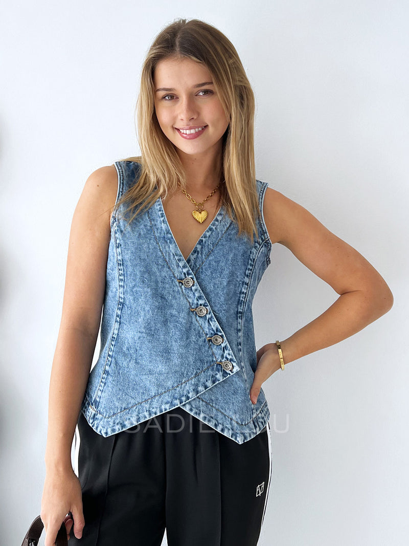 Silent Theory / Aster Denim Vest
