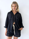 By Frankie / Kaela Short Set - Black