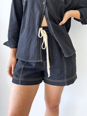 By Frankie / Kaela Short Set - Black