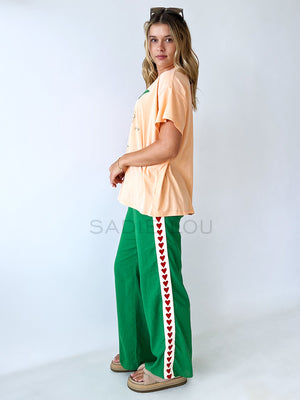 By Frankie / Spicy Margs Social Club Tee - Peach