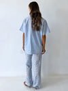 By Frankie / Belle Lace Pant Set - Powder Blue