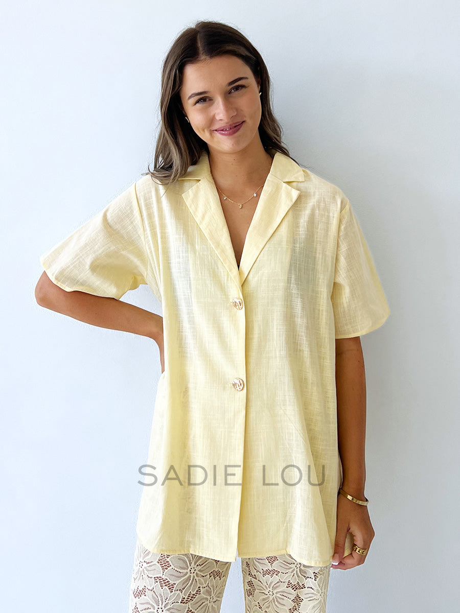 By Frankie / Belle Lace Pant Set - Butter