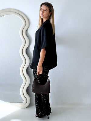 By Frankie / Isla Lace Pant Set - Black