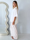 By Frankie / Isla Lace Pant Set - White