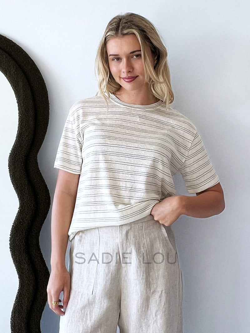 Little lies / Willow Cotton Tee - Blue
