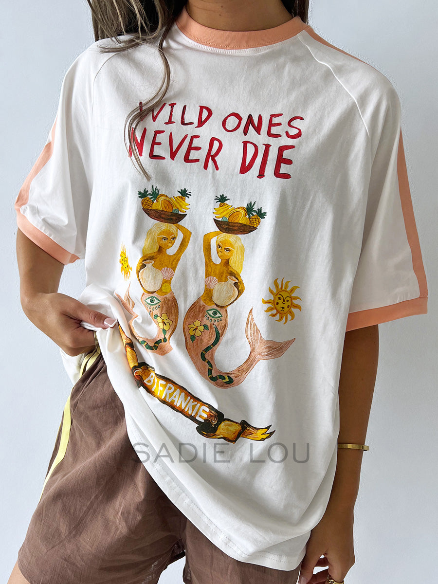 By Frankie / Wild Ones Tee - White