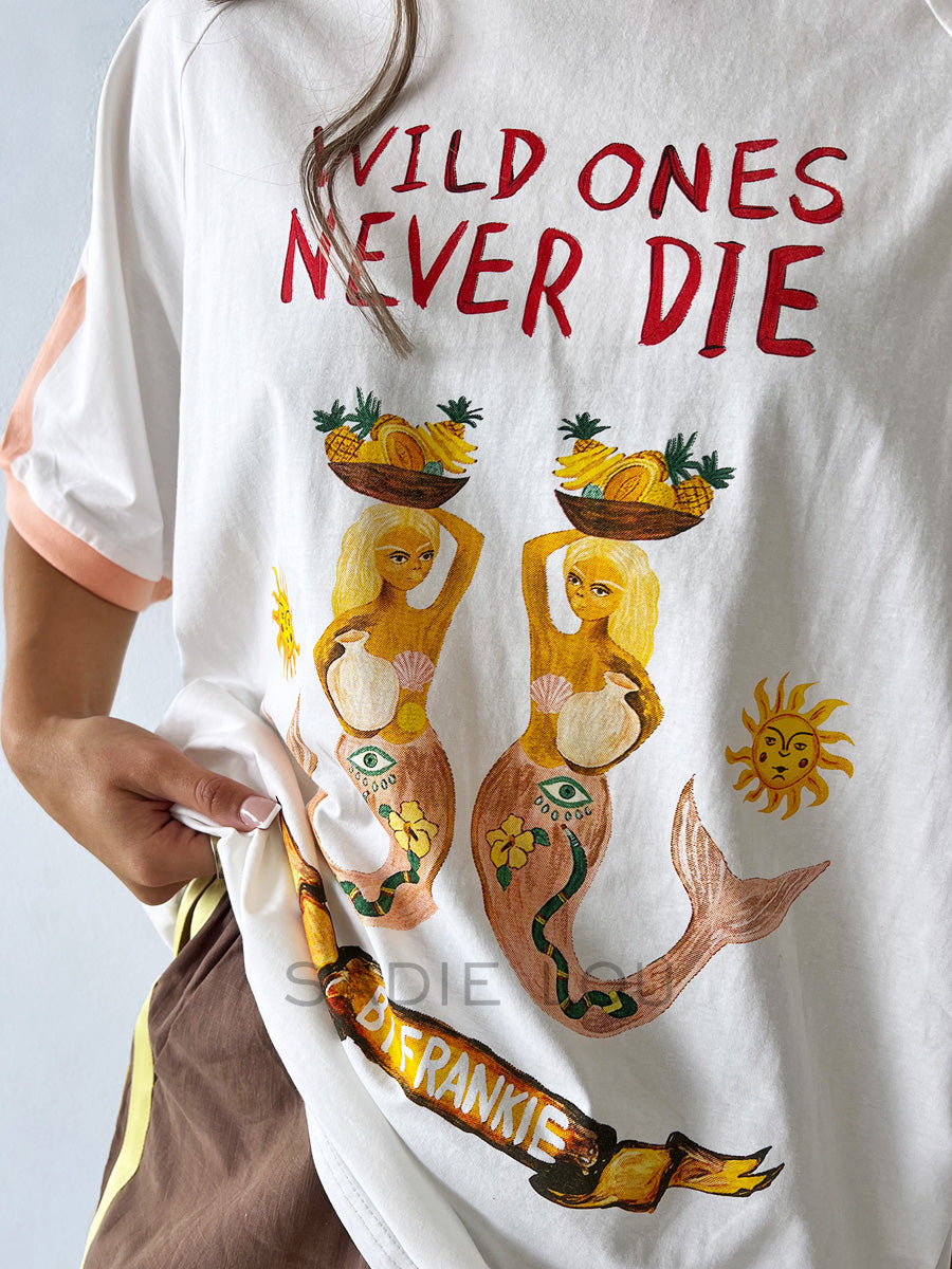 By Frankie / Wild Ones Tee - White