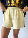 By Frankie / Racer Shorts - Yellow/Choc