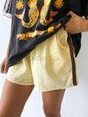 By Frankie / Racer Shorts - Yellow/Choc