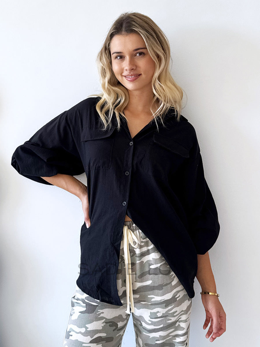By Frankie / Riley Blouse - Black