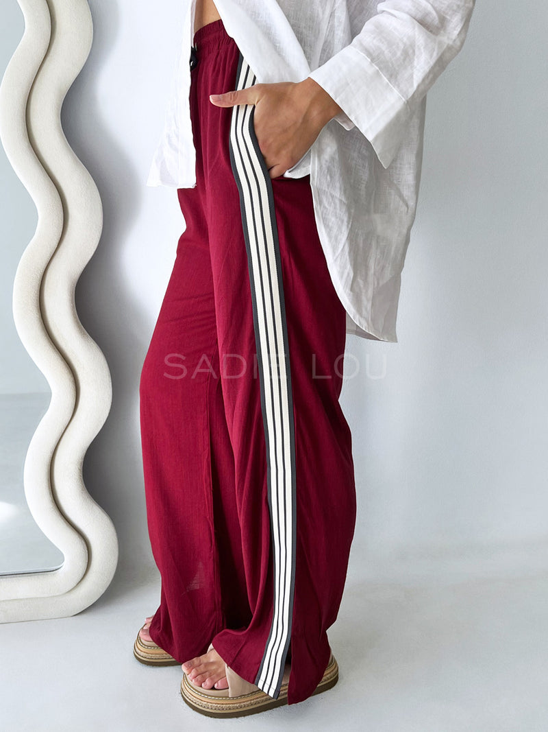 Rove Racer Pant - Cherry